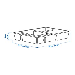 Measurement Illustration - RAGGISAR tray