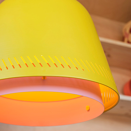 OMMJÄNGE, pantalla para lámpara colgante. 4 de 4 open dialog