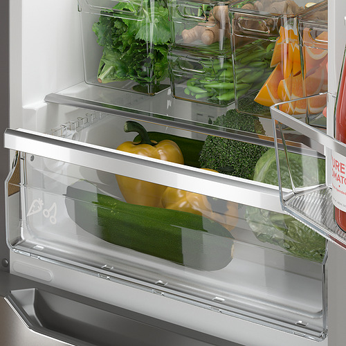 BERGSNÄS, bottom-freezer refrigerator. 7 of 9 open dialog