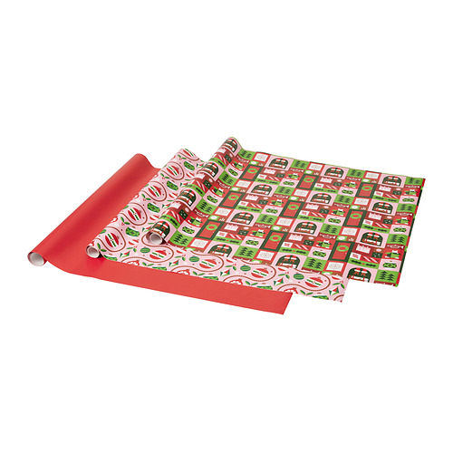 VINTERFINT gift wrap, roll