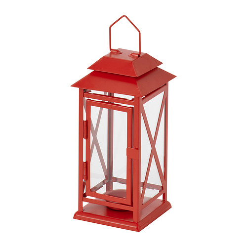 VINTERFINT lantern for tealight, indoor/outdoor
