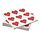 Select colour variation: Heart white / red