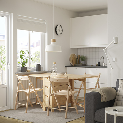 NORDEN / FRÖSVI, mesa abatible y 4 sillas. 2 de 10 open dialog