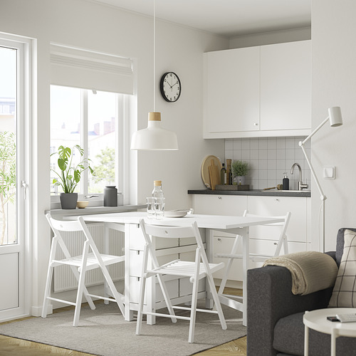 NORDEN / FRÖSVI, Gateleg table and 4 chairs 2 of 10 open dialog