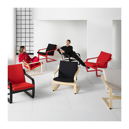 POÄNG, sillón+respaldo bajo 6 de 7 open dialog