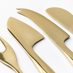 TILLAGD cuchillo de queso, juego de 4