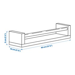 Ilustración de medidas - BEKVÄM estante especiero