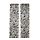 Select colour variation: white/black/with heading tape, 57x98 "