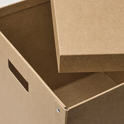 GÄRDESGÅRD storage box with lid