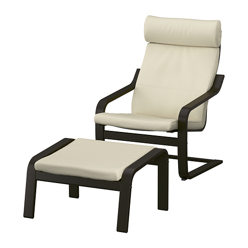 POÄNG, sillón y reposapiés. 1 de 10 open dialog