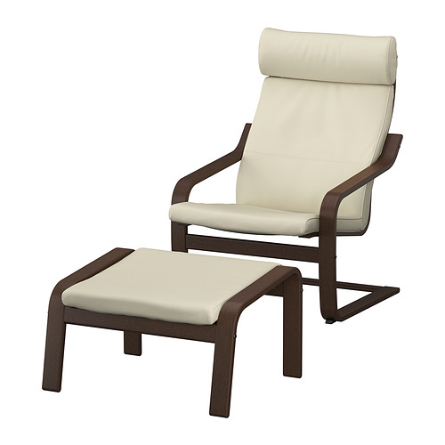 POÄNG, sillón y reposapiés. 1 de 10 open dialog