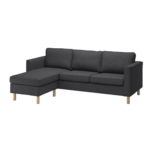 PÄRUP, 3 seat sofa with chaiselongue 1 of 9 open dialog