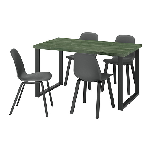 SKÅLSTA, dining table and 4 chairs. 1 of 7 open dialog