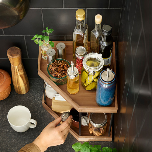 NÅLBLECKA, estante de esquina. 3 de 4 open dialog