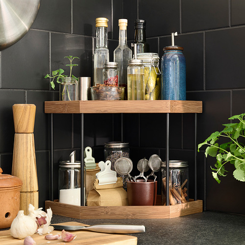 NÅLBLECKA, estante de esquina. 2 de 4 open dialog