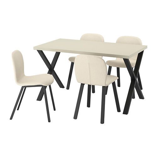 SKÅLSTA, dining table and 4 chairs. 1 of 6 open dialog