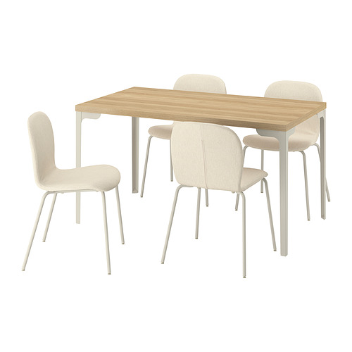 SKÅLSTA, dining table and 4 chairs. 1 of 8 open dialog