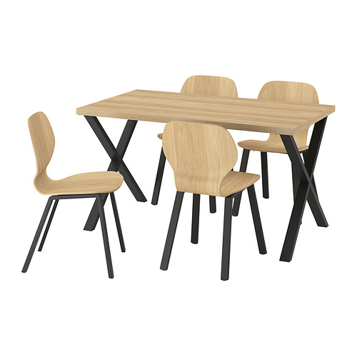 SKÅLSTA, dining table and 4 chairs. 1 of 5 open dialog