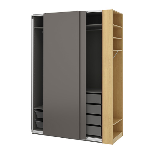 PAX / HASVIK, wardrobe with sliding doors. 1 of 1 open dialog