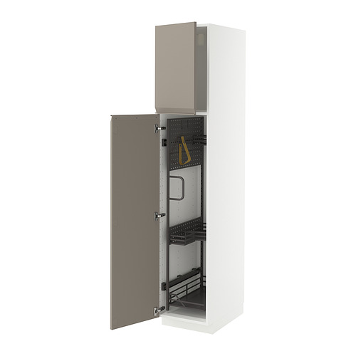 METOD, high cabinet with cleaning interior. 1 of 4 open dialog