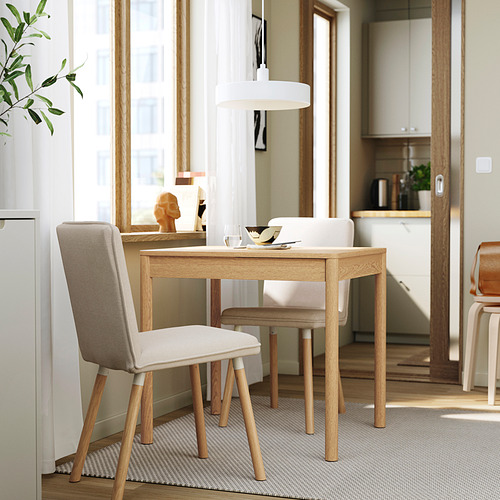 TONSTAD, extendable table and 2 chairs. 2 of 9 open dialog