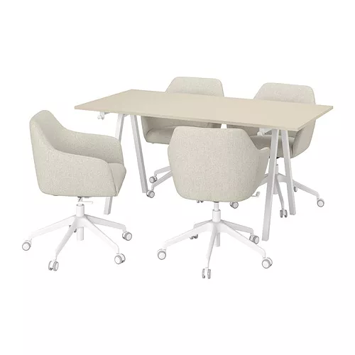IKEA Santo Domingo TROTTEN/TOSSBERG conference table and chairs