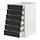 Select colour variation: white/Nickebo matte anthracite