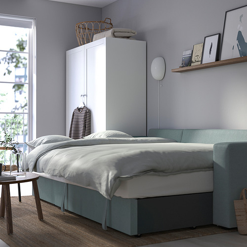 BÅRSLÖV, 3-seat sleeper sofa with chaise 6 of 9 open dialog