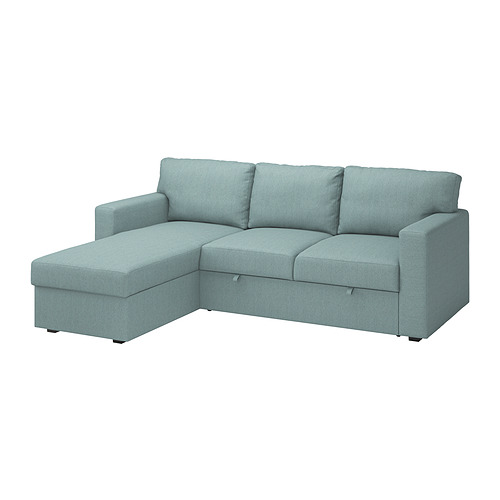 BÅRSLÖV, 3-seat sleeper sofa with chaise 1 of 9 open dialog