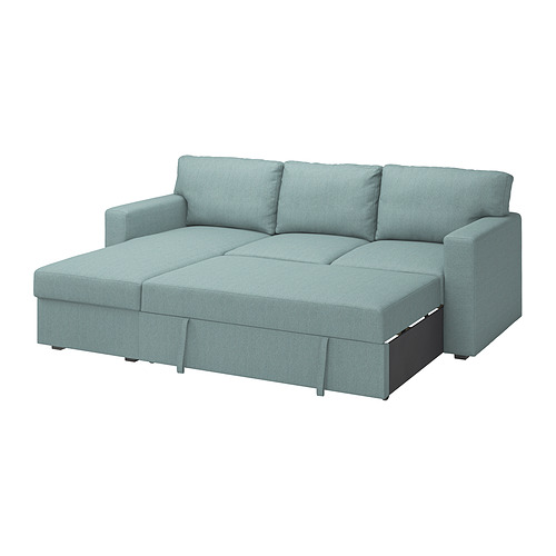 BÅRSLÖV, 3-seat sleeper sofa with chaise 2 of 9 open dialog
