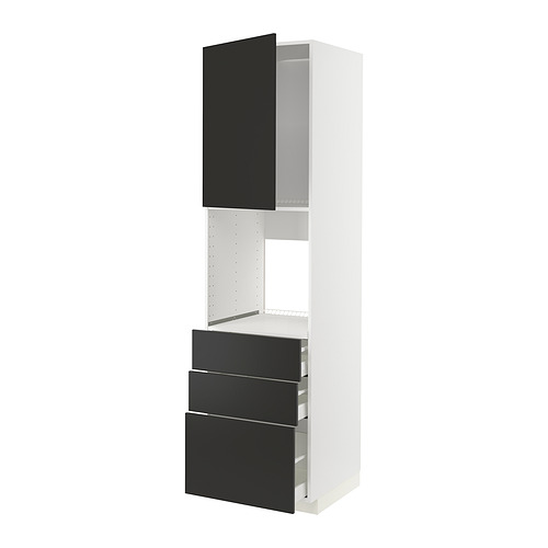 METOD / MAXIMERA, high cab f oven w door/3 drawers. 1 of 4 open dialog