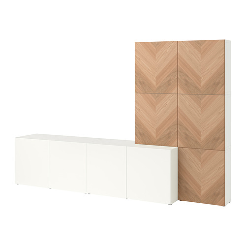 BESTÅ, combinación almacenaje+puertas. 1 de 2 open dialog