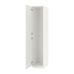 PAX/BERGSBO, wardrobe combination, FARDAL high gloss white