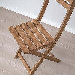 Ilustración de medidas - ASKHOLMEN silla plegable, exterior