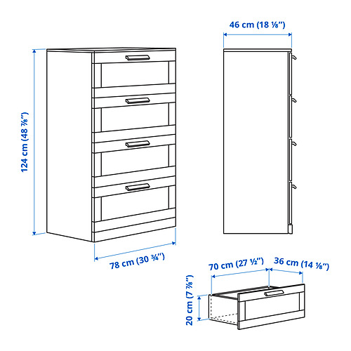 BRIMNES, dresser 5 of 5 open dialog