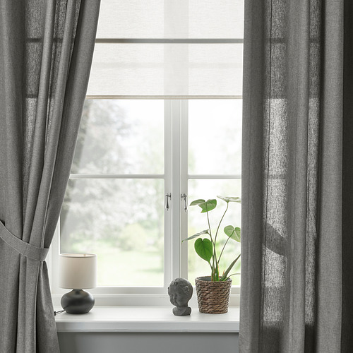 LENDA, curtains with tie-backs, 1 pair 3 of 8 open dialog