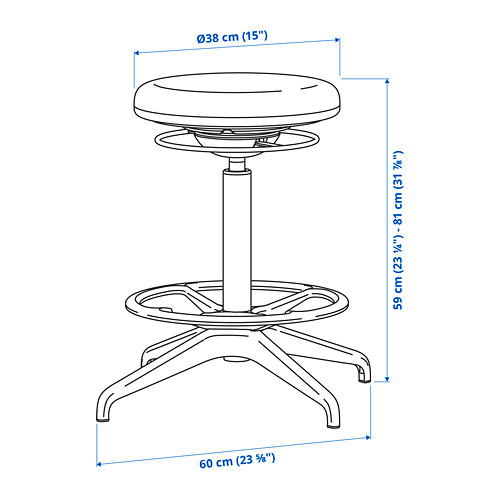 TROTTEN / LIDKULLEN, desk and sit/stand support 5 of 5 open dialog