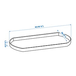 Measurement Illustration - SNURRAD Lazy susan