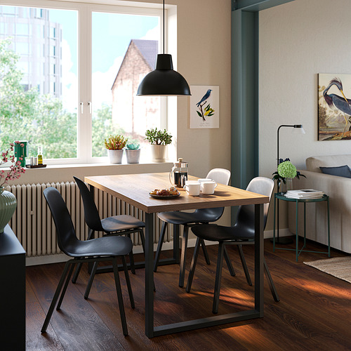 SKÅLSTA, dining table and 4 chairs. 2 of 6 open dialog