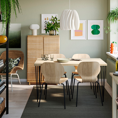 SKÅLSTA, dining table and 4 chairs. 2 of 7 open dialog