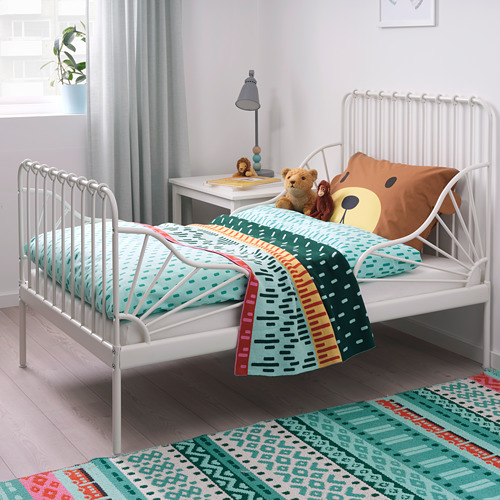 MINNEN, extensible bed frame with slatted bed base 2 of 4 open dialog