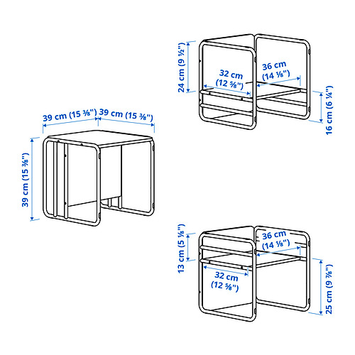 SMÅSKRAKE, multi-functional child chair/table 6 of 6 open dialog