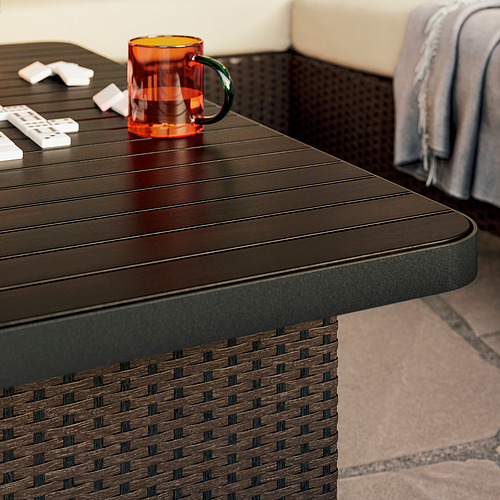 VITTSKÄR, 4-seat conversation set outdoor. 4 of 6 open dialog