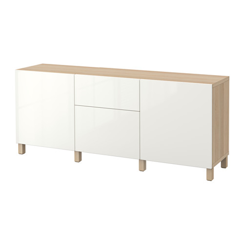 BESTÅ, sideboard with drawer runner, soft-closing. 1 of 7 open dialog
