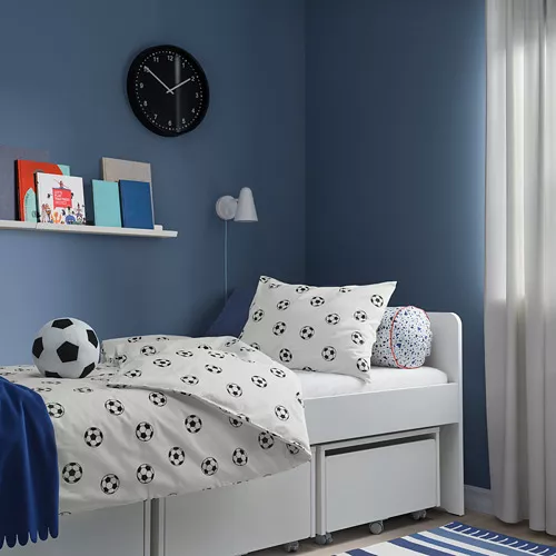 Almohada Ikea Sabanas Cama 80 DVALA Funda Nórdica Con Funda De
