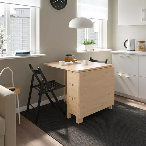 IKEA NORDEN ダイニングテーブル バーチ 26/89/152×80cm 楽天市場】IKEAイケアNORDEN ノールデンゲートレッグテーブル