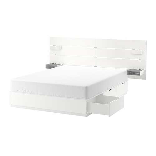 NORDLI, Cama con almacenaje y cabecera 1 de 10 open dialog
