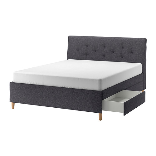 IDANÄS, upholstered King bed 1 of 11 open dialog