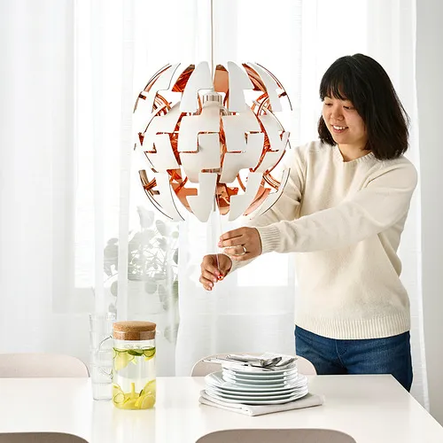 ピーターパンマン　IKEA イケア ✕ OFF-WHITE オフホワイト IKEA PS 2014 Pendant lamp, white, silver color, 14