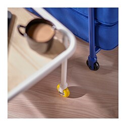 Measurement Illustration - BRÄNNBOLL side table on casters